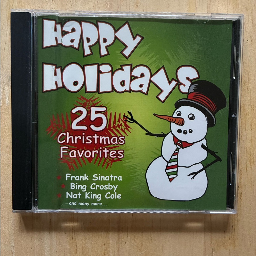 Happy Holidays 25 Christmas Favorites Frank Sinatra Bing Crosby Nat King Cole CD